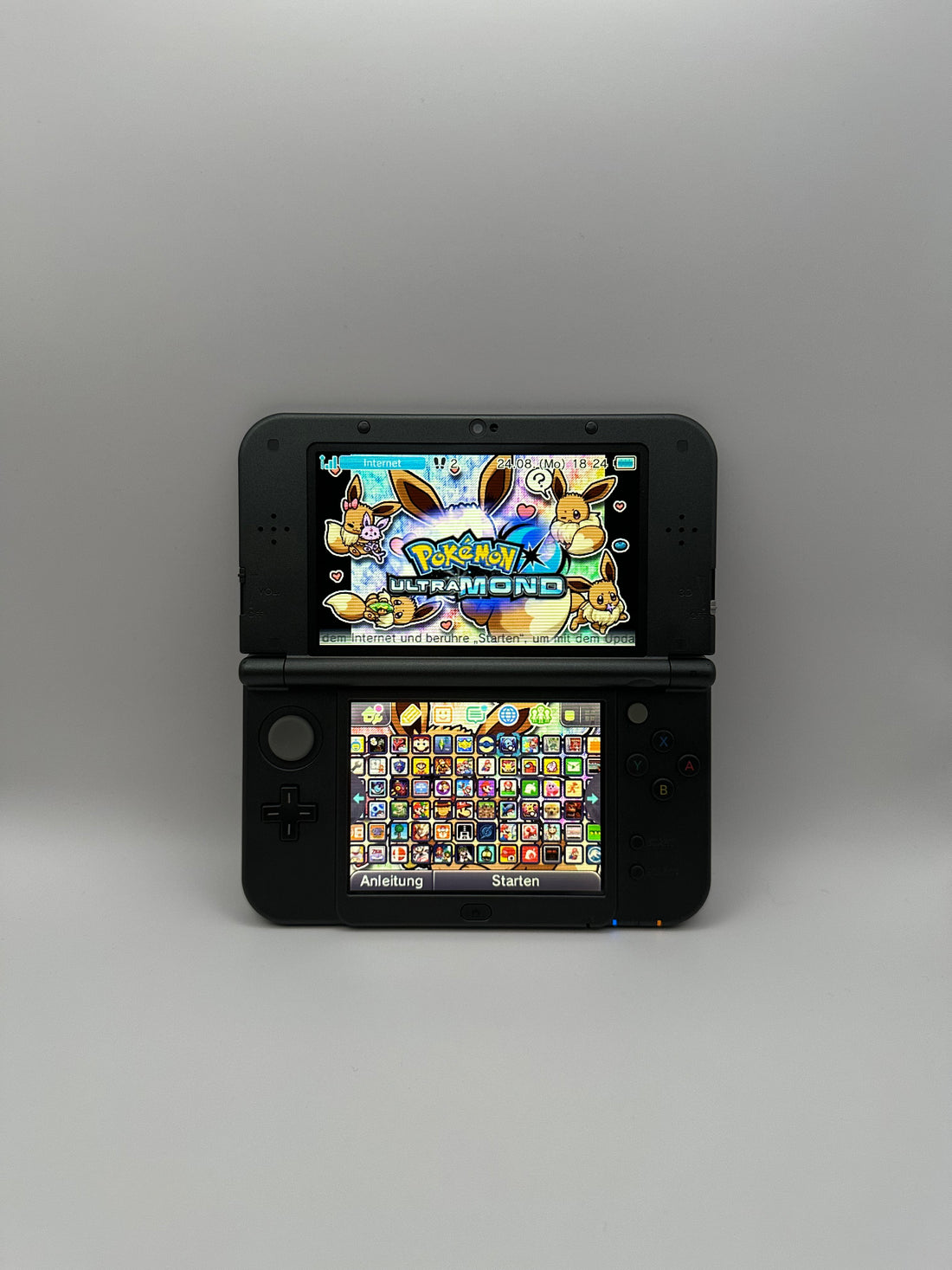 New Nintendo 3DS XL in Dunkelgrau mit IPS-Display, Zustand A+ – Produktfoto 10