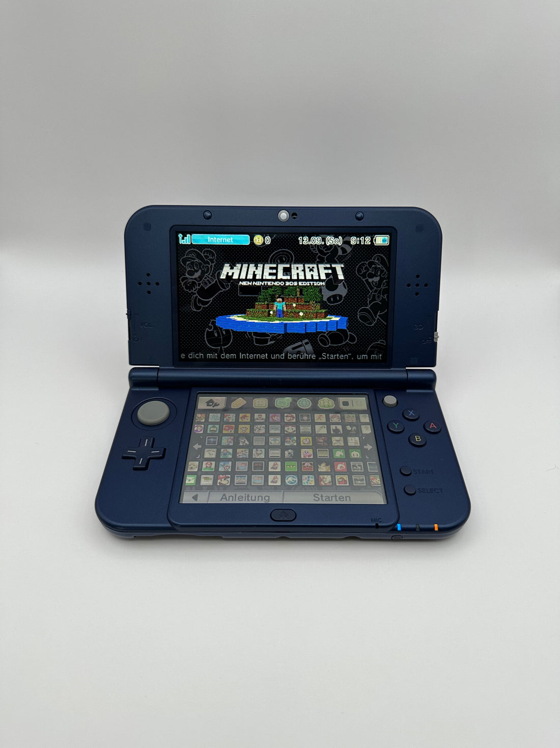 New Nintendo 3DS XL in Blau mit IPS-Display, Zustand S- – Produktfoto 2