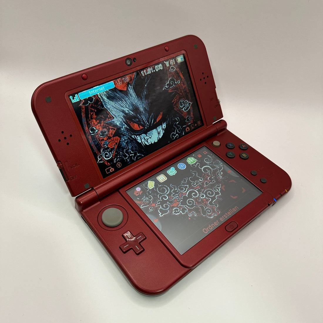 New Nintendo 3DS XL in Rot/Grau, Dual-IPS, Zustand S+ – Produktfoto 13