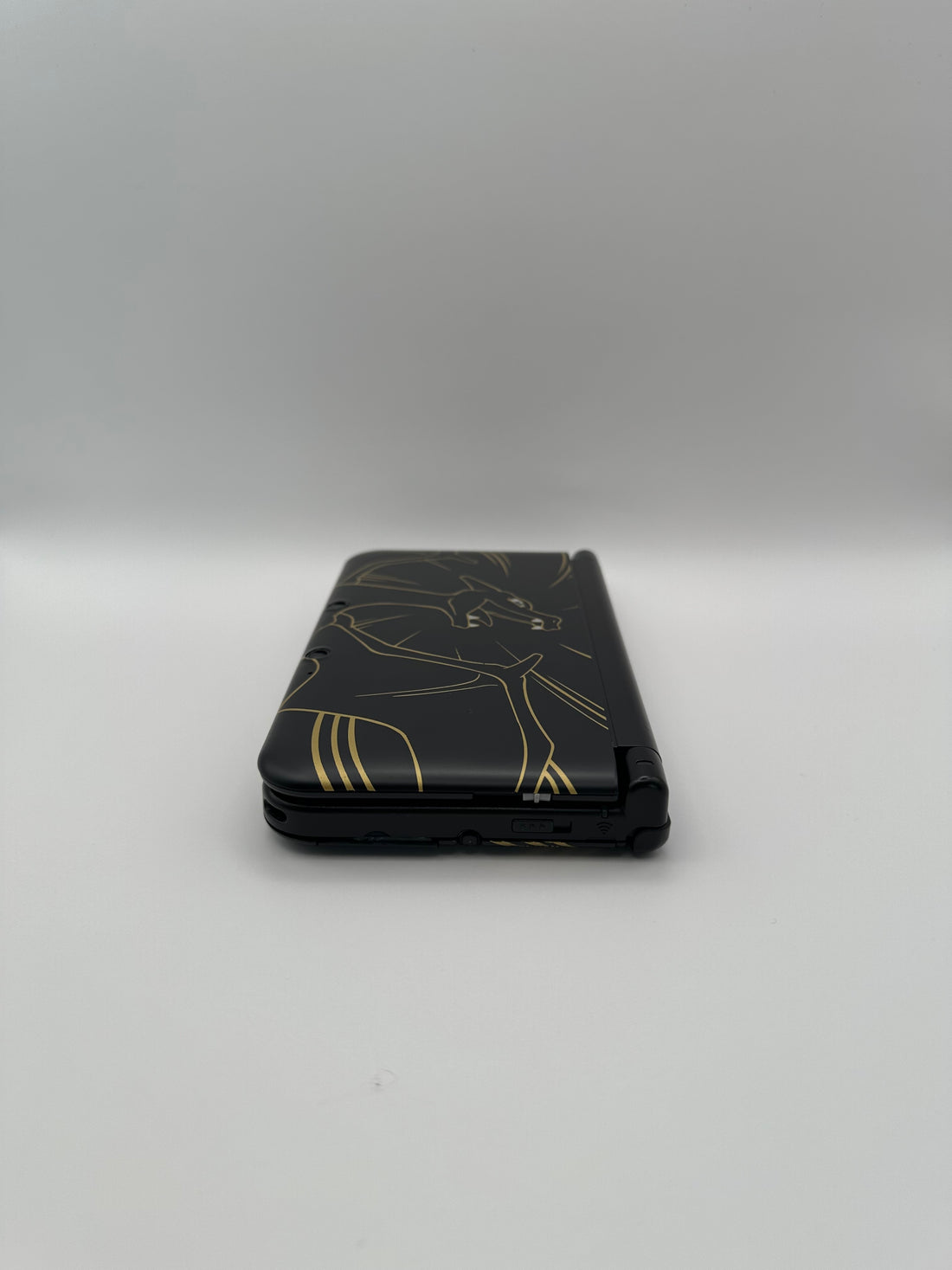 Nintendo 3DS XL - Schwarz, Glurak Design