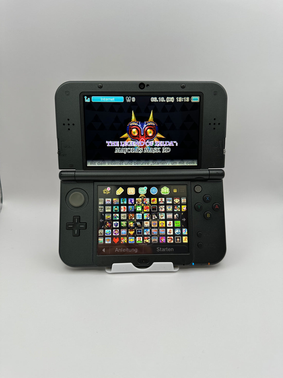 New Nintendo 3DS XL im Majora's Mask Design in Gold mit IPS-Display, Zustand S – Produktfoto 12