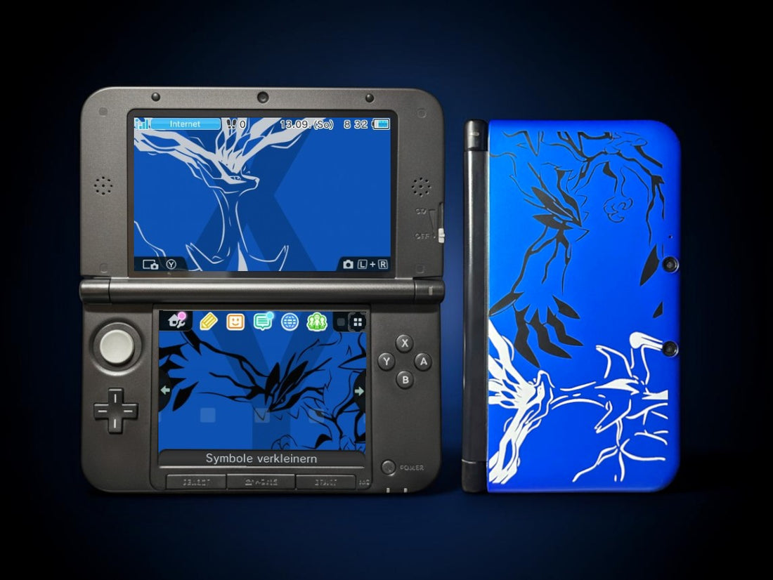 Nintendo 3DS XL - Blau, Xerneas Design