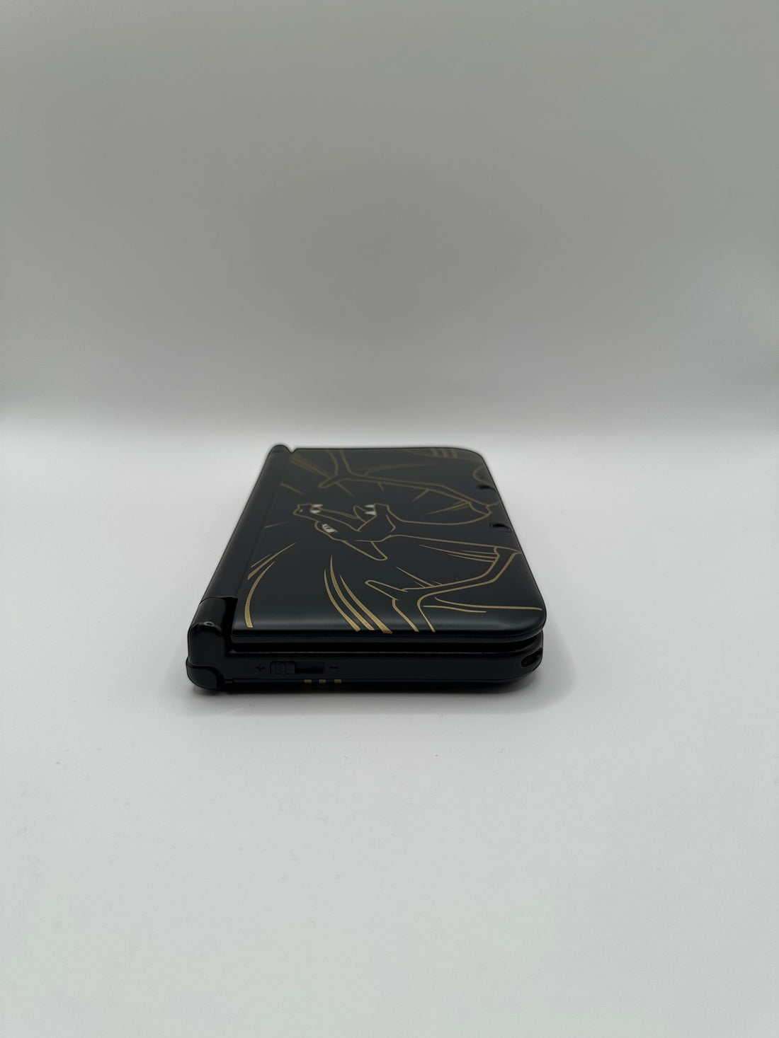 Nintendo 3DS XL - Schwarz, Glurak Design